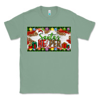 Sage Christmas Santa's Helper Classic Tee - Artiststas