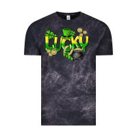 Cloud Black Lucky St. Patrick's Day Vintage Tee - HowdyJamesFarm