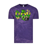 Cloud Purple Lucky St. Patrick's Day Vintage Tee - HowdyJamesFarm