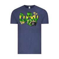 Vintage Denim Lucky St. Patrick's Day Vintage Tee - HowdyJamesFarm