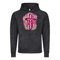 Breast Cancer Cross Vintage Hoodie | Teevron