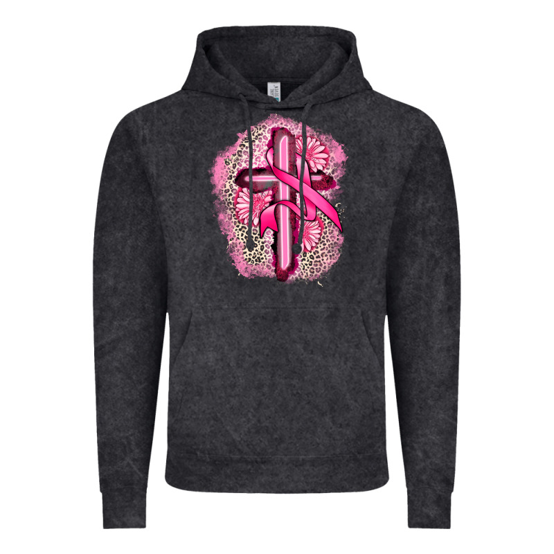 Breast Cancer Cross Vintage Hoodie by FaDigitalArtStudio | Teevron