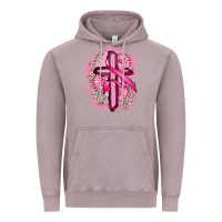 Vintage Zinc breast cancer cross Vintage Hoodie - FaDigitalArtStudio