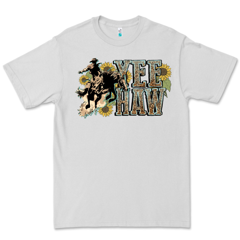 Yee Haw Cowboy Western Premium Tee by HowdyJamesFarm | Teevron