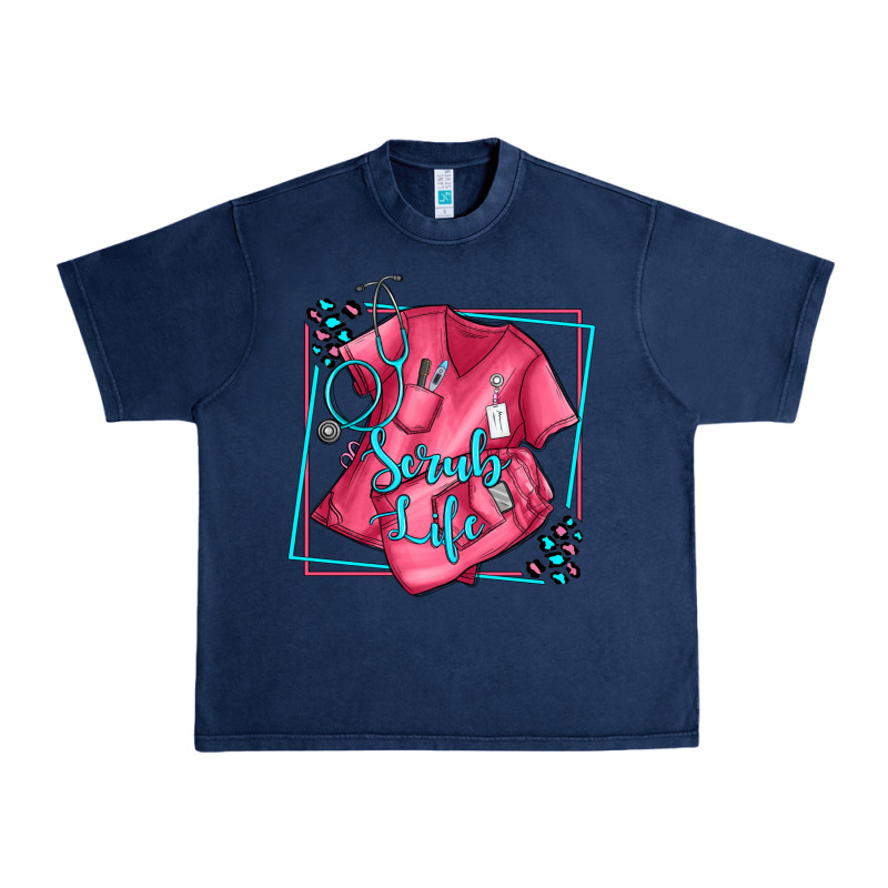 Nurse Scrub Life Olivia Urban Heavy Tee by OliviaCreatesArt | Teevron