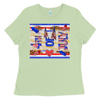 Matcha 4 th of july Ladies Tee - TumblerDesignByShophia
