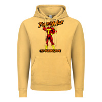 Vintage Mustard turbo man Vintage Hoodie - maiPhamDesign