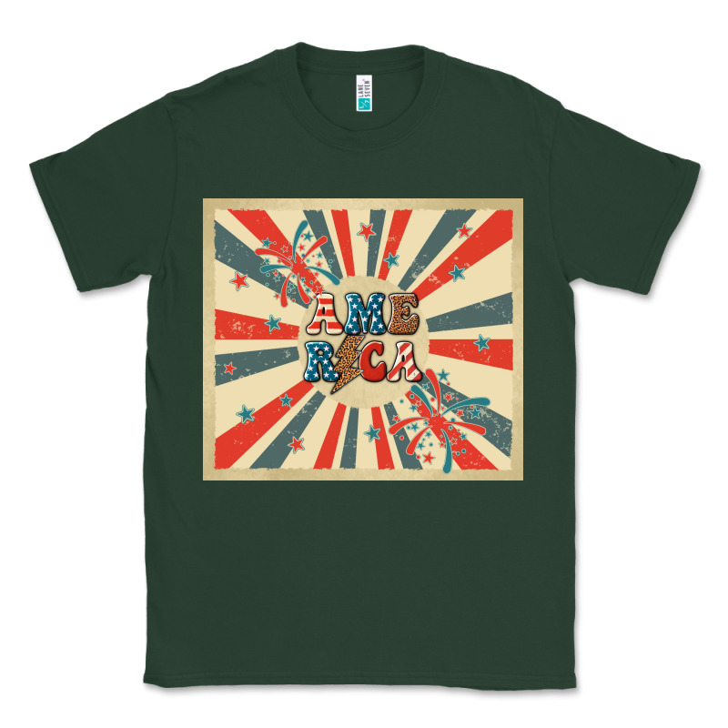 Retro America Classic Tee by TumblerDesignByShophia | Teevron