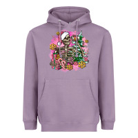 Lavender pink coffee gifts christmas skeleton coffee Heavyweight Hoodie - AdoDesignShop