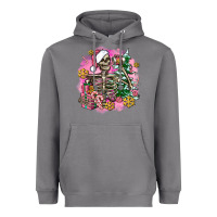 Storm pink coffee gifts christmas skeleton coffee Heavyweight Hoodie - AdoDesignShop