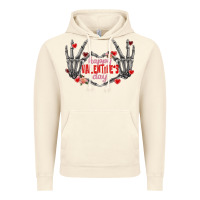 Vintage Artic Happy Valentine's Day skeleton hands Vintage Hoodie - FaDigitalArtStudio