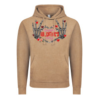 Vintage Coffee Happy Valentine's Day skeleton hands Vintage Hoodie - FaDigitalArtStudio