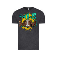 Vintage Black Football Mom mother's day Vintage Tee - HowdyJamesFarm