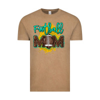 Vintage Coffee Football Mom mother's day Vintage Tee - HowdyJamesFarm