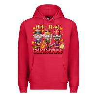 Cardinal Nuts About Christmas Premium Hoodie - CowhideDigitalArt