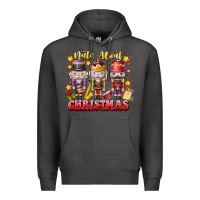 Charcoal Heather Nuts About Christmas Premium Hoodie - CowhideDigitalArt