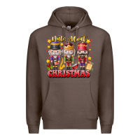 Coffee Nuts About Christmas Premium Hoodie - CowhideDigitalArt