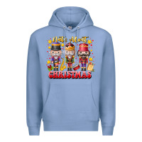 Colony Blue Nuts About Christmas Premium Hoodie - CowhideDigitalArt