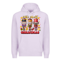 Lilac Nuts About Christmas Premium Hoodie - CowhideDigitalArt