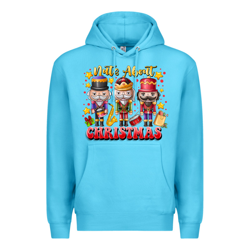 Nuts About Christmas Premium Hoodie by CowhideDigitalArt | Teevron