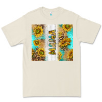 Western Mother's Day Mama With Turquoise And Sunflowers And Leopard Tu Premium Tee | Teevron