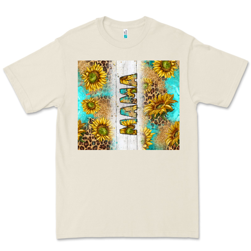 Western Mother's Day Mama With Turquoise And Sunflowers And Leopard Tu Premium Tee by TumblerDesignByShophia | Teevron