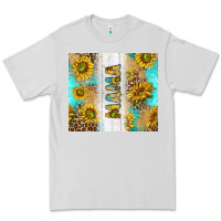 Dove Grey western mother's day mama with turquoise and sunflowers and leopard tu Premium Tee - TumblerDesignByShophia