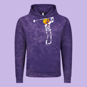 Golf Skeleton Pumpkin Halloween Shirt Vintage Hoodie Designed By Maiphamdesign