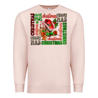 Pale Pink christmas Premium Sweatshirt - AdoDesignShop