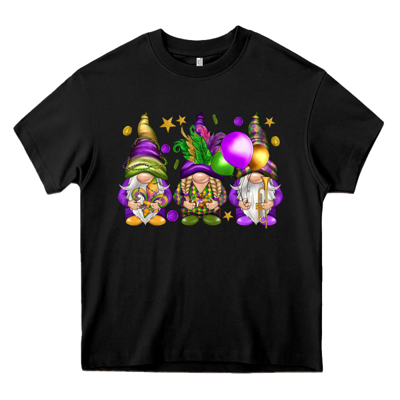 Mardi Gras Gnomes Heavy Core Tee by NancyCooperArtShop | Teevron