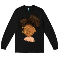 Black black girl Long Sleeve Tee - FaDigitalArtStudio