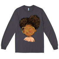 Smoke black girl Long Sleeve Tee - FaDigitalArtStudio
