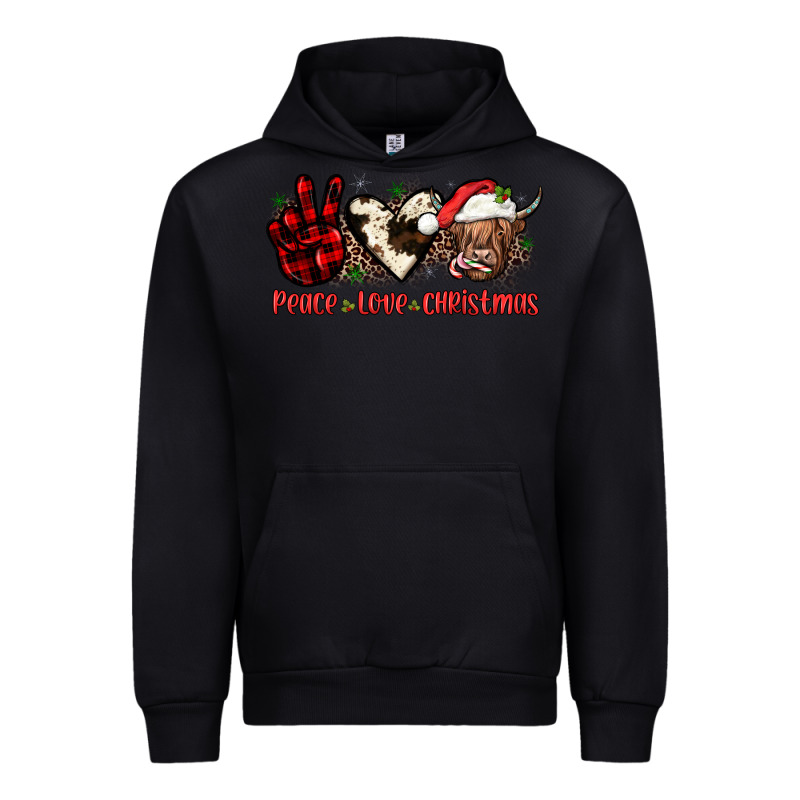 Peace Love Christmas Urban Hoodie by JahusDesignShop | Teevron