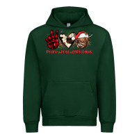 Forest Green peace love christmas Urban Hoodie - JahusDesignShop
