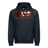 Navy peace love christmas Urban Hoodie - JahusDesignShop