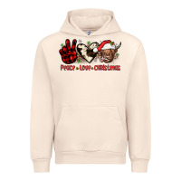 Sandshell peace love christmas Urban Hoodie - JahusDesignShop
