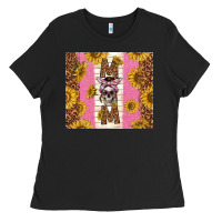 Black skull mom sunflowers Ladies Tee - TumblerDesignByShophia