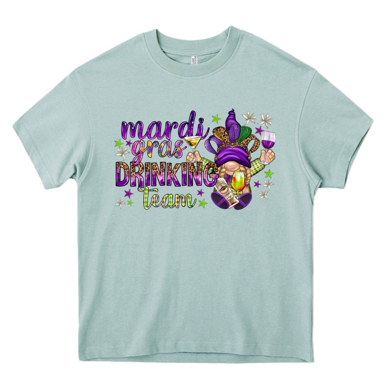 Mardi Gras Day Nurse Heavy Core Tee by NancyCooperArtShop | Teevron