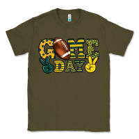Army Green Game day yellow and green team color Classic Tee - HowdyJamesFarm