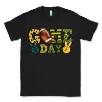 Black Game day yellow and green team color Classic Tee - HowdyJamesFarm