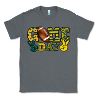 Charcoal Heather Game day yellow and green team color Classic Tee - HowdyJamesFarm