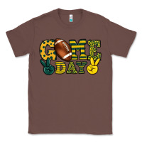 Chestnut Game day yellow and green team color Classic Tee - HowdyJamesFarm