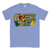 Colony Blue Game day yellow and green team color Classic Tee - HowdyJamesFarm