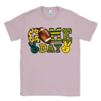 Lilac Game day yellow and green team color Classic Tee - HowdyJamesFarm