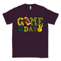 Plum Game day yellow and green team color Classic Tee - HowdyJamesFarm