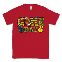 Red Game day yellow and green team color Classic Tee - HowdyJamesFarm