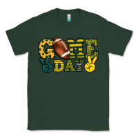 Sports Green Game day yellow and green team color Classic Tee - HowdyJamesFarm