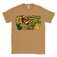 Toasted Coconut Game day yellow and green team color Classic Tee - HowdyJamesFarm