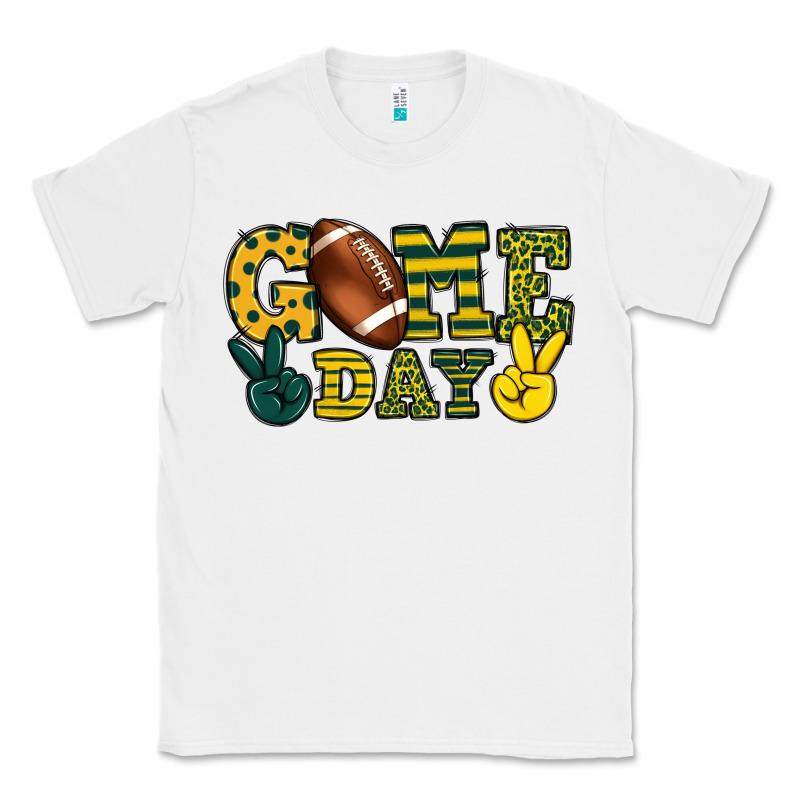 Game Day Yellow And Green Team Color Classic Tee by HowdyJamesFarm | Teevron