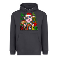 Ho Ho Heifer Little Cute Christmas Cow Heavyweight Hoodie | Teevron